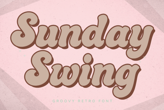 Sunday Swing Font for Creative Projects