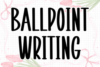 Craft with Classic Ballpoint Pen Fonts
